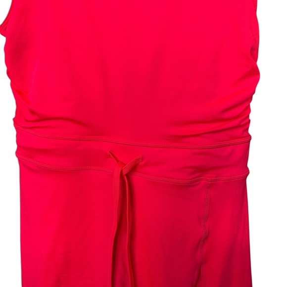 Free People Movement Easy Does It Dress Skortsie Mini Sunset Pink Large NWOT - Picture 5 of 12